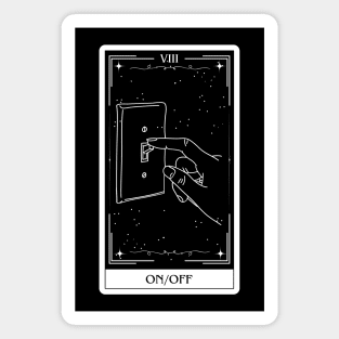 On/Off Dnd 5e Spells Tarot Card Dungeons and Dragons Gift Magnet